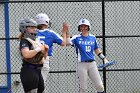 Softball vs Emerson  Wheaton College Softball vs Emerson College in game 2 of their doubleheader. - Photo by Keith Nordstrom : Wheaton, Softball